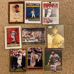 Chipper Jones baseball cards ‘95-‘07 random set
